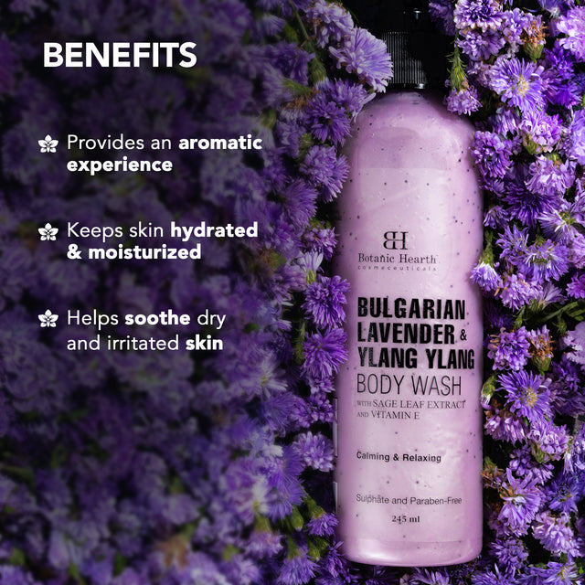 Bulgarian Lavender & Ylang Ylang Body Wash, 245ml