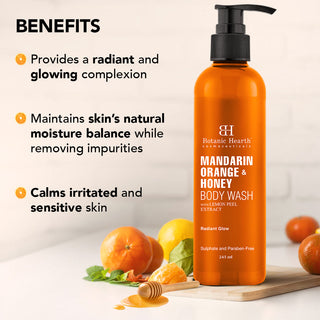 Citrus Burst Combo with Vitamin C Foaming Face Wash & Mandarin Orange & Honey Body Wash (Pack of 2)