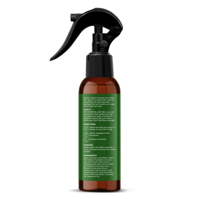 Botanic Hearth Rosemary Rice Water Hair Spray 200ml