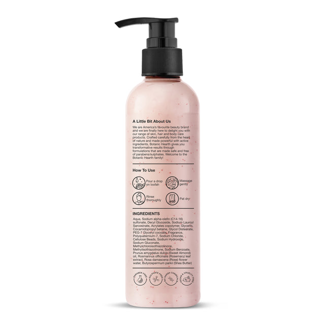 British Rose & Almond Body Wash, 245ml