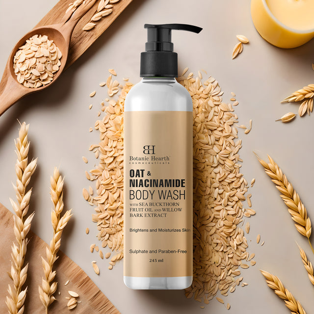 Botanic Hearth Oat & Niacinamide Body Wash 245 ml