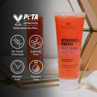Papaya & Vitamin C Face Wash, 100ml
